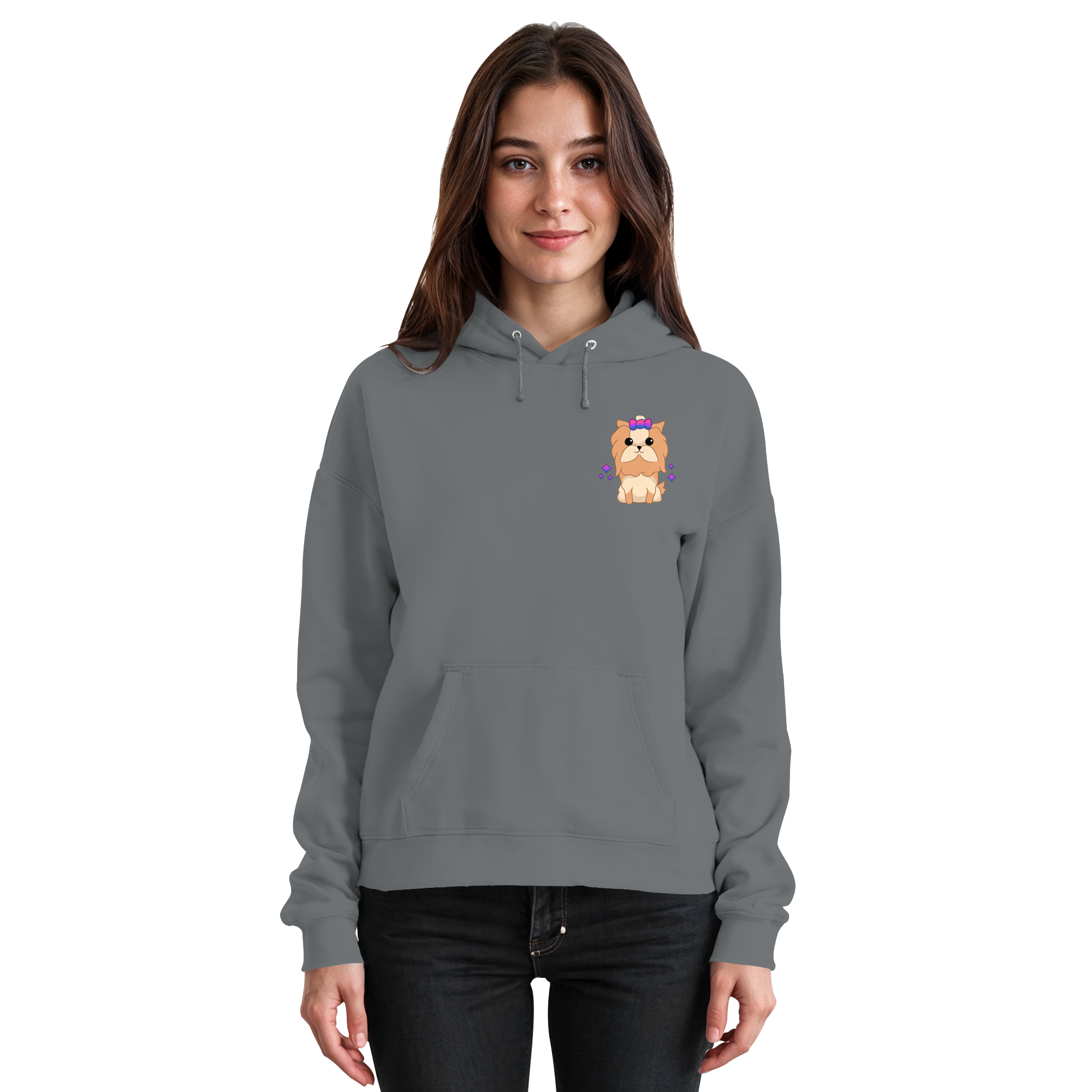 Cute Bisexual Dog - Basic Unisex Hoodie