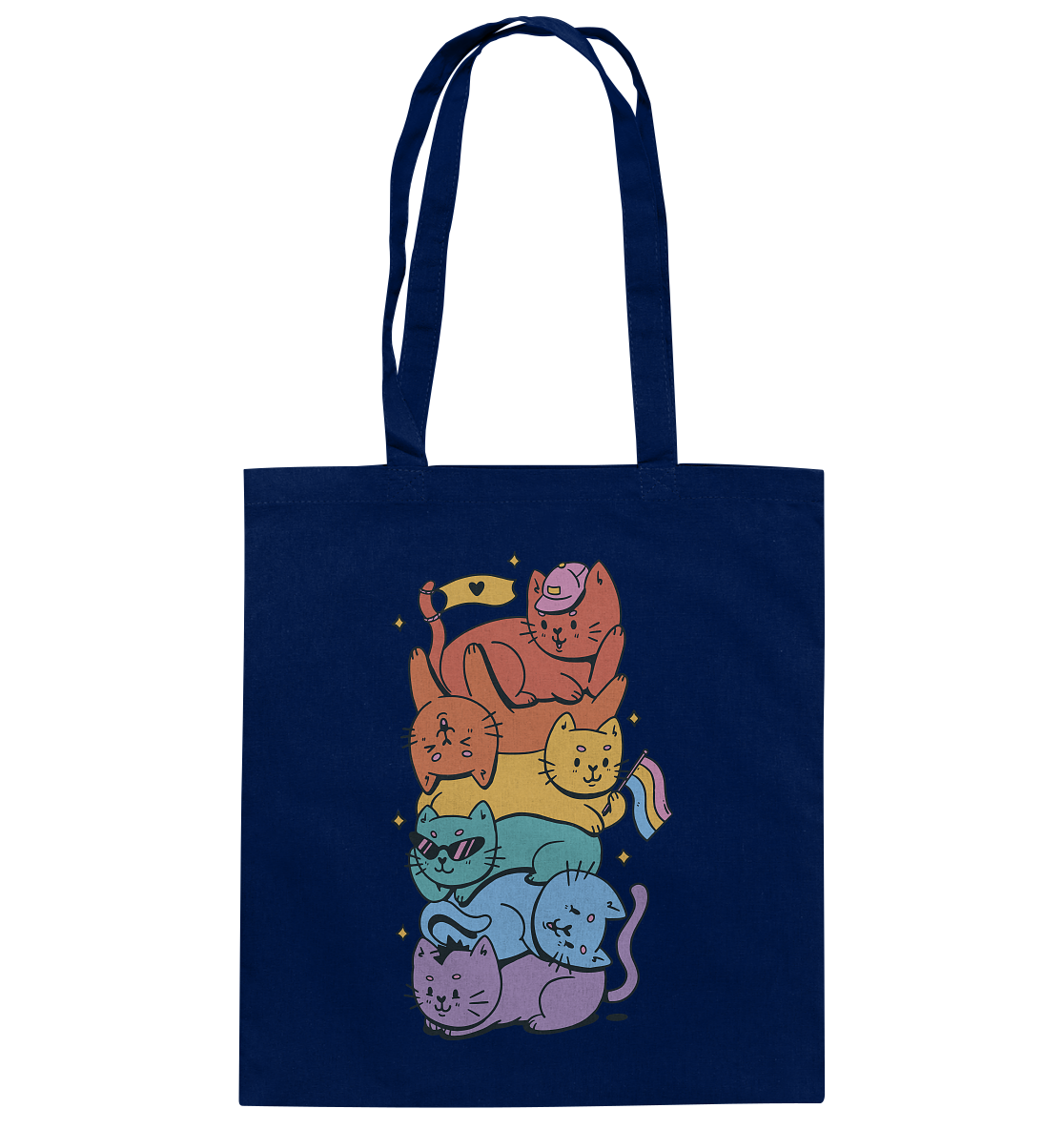 LGBTQ+ Katzen - Baumwolltasche