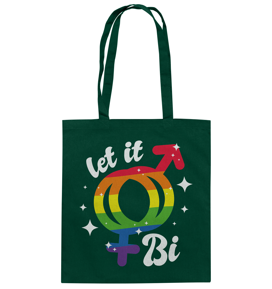 Let it Bi - Baumwolltasche