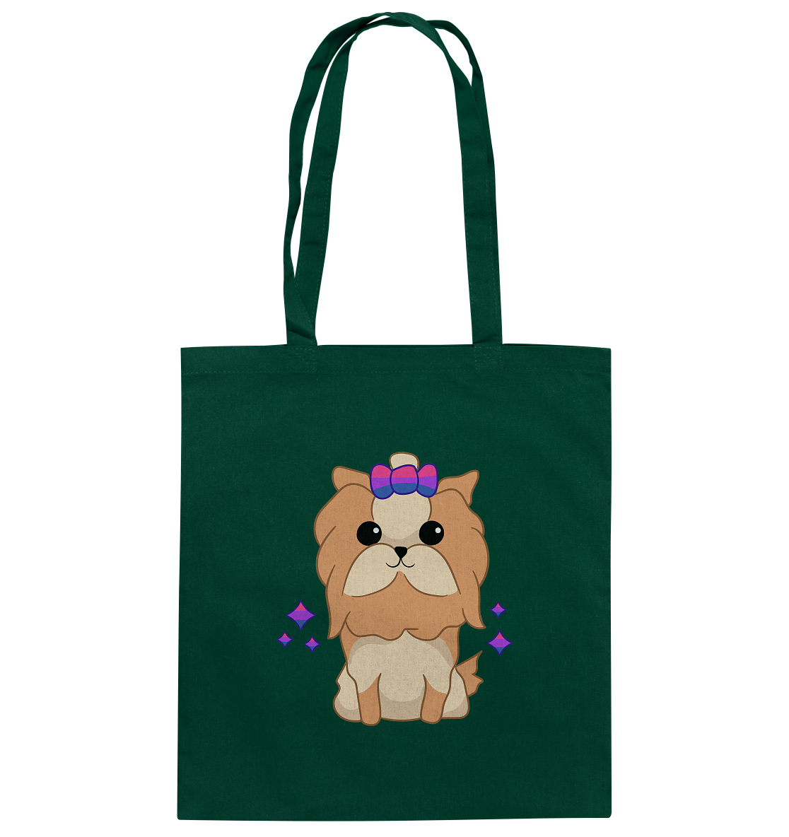 Cute Bisexual Dog - Baumwolltasche