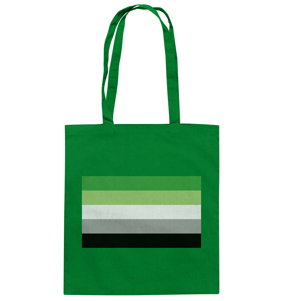 Aromantic Pride Flag - Baumwolltasche