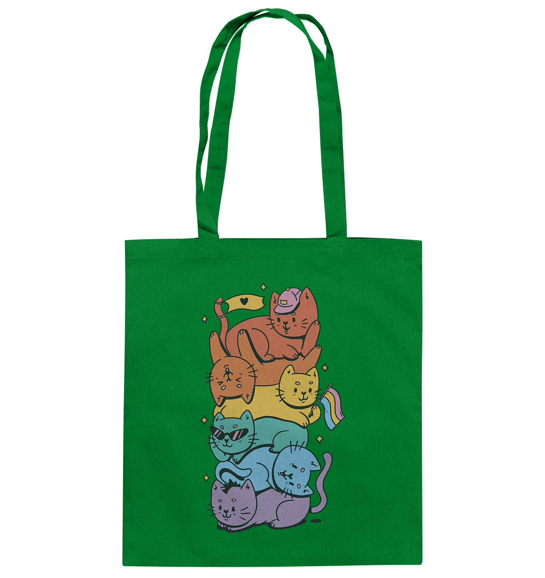 LGBTQ+ Katzen - Baumwolltasche