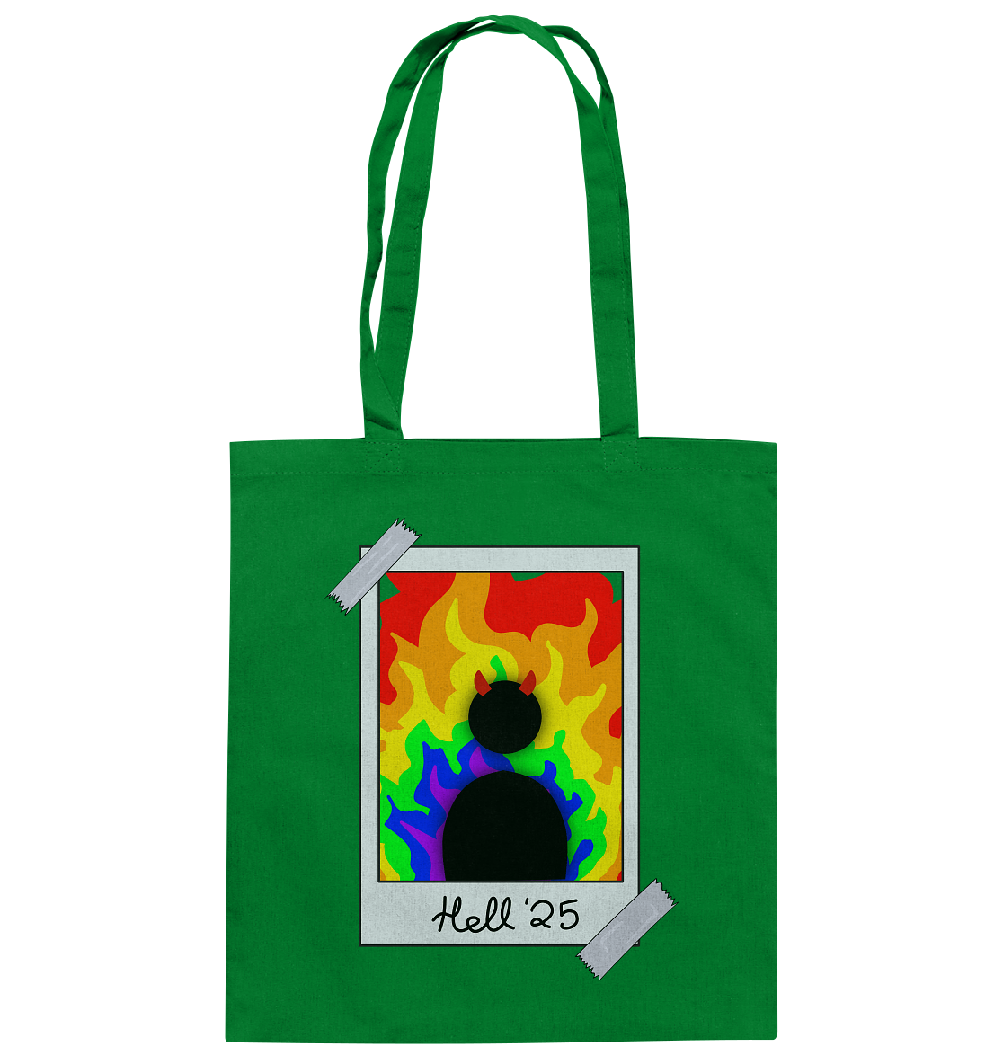 Queer in Hell '25 Backprint - Baumwolltasche