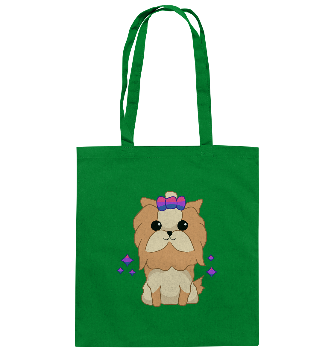 Cute Bisexual Dog - Baumwolltasche