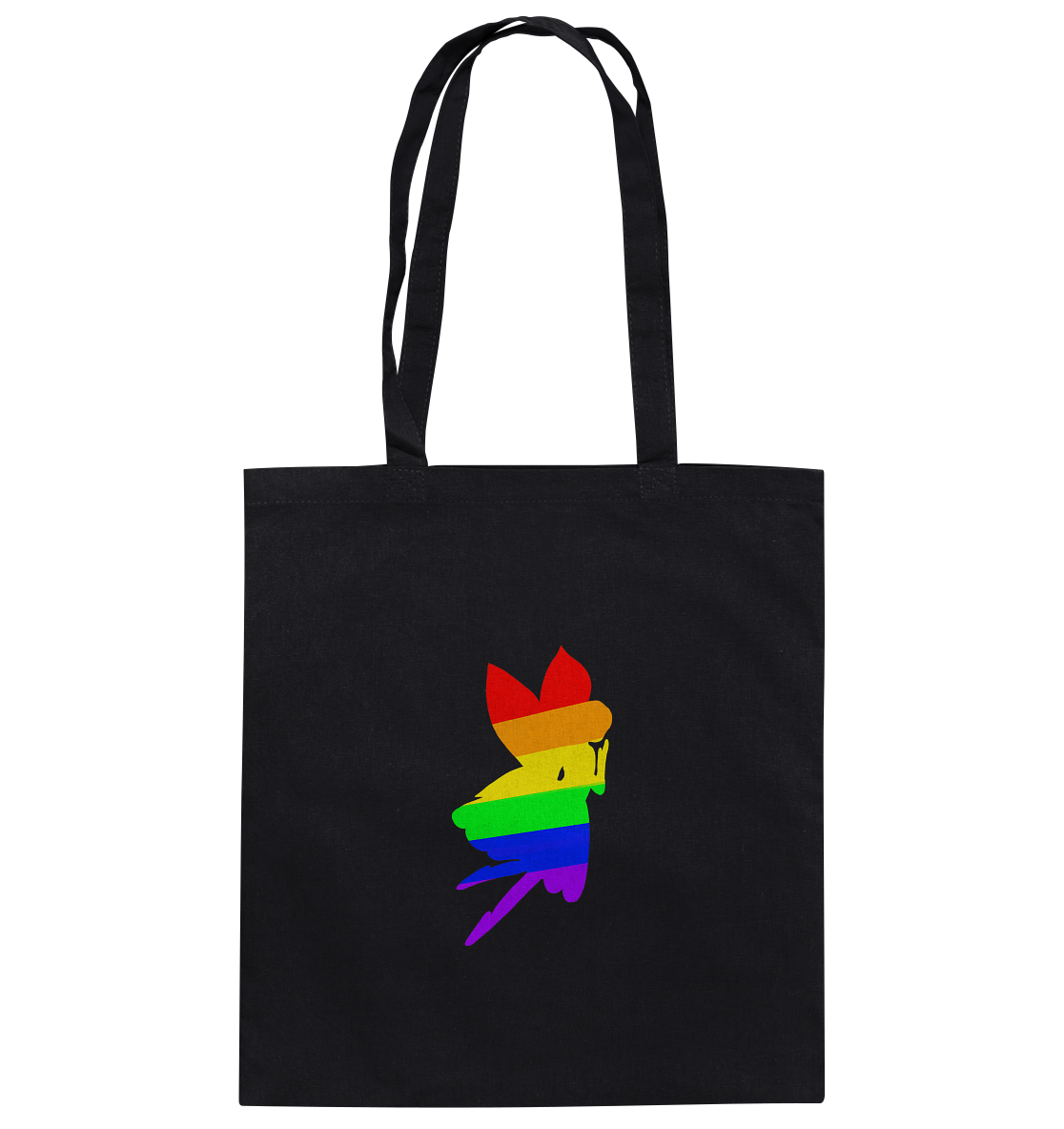 Regenbogen Fee - Baumwolltasche