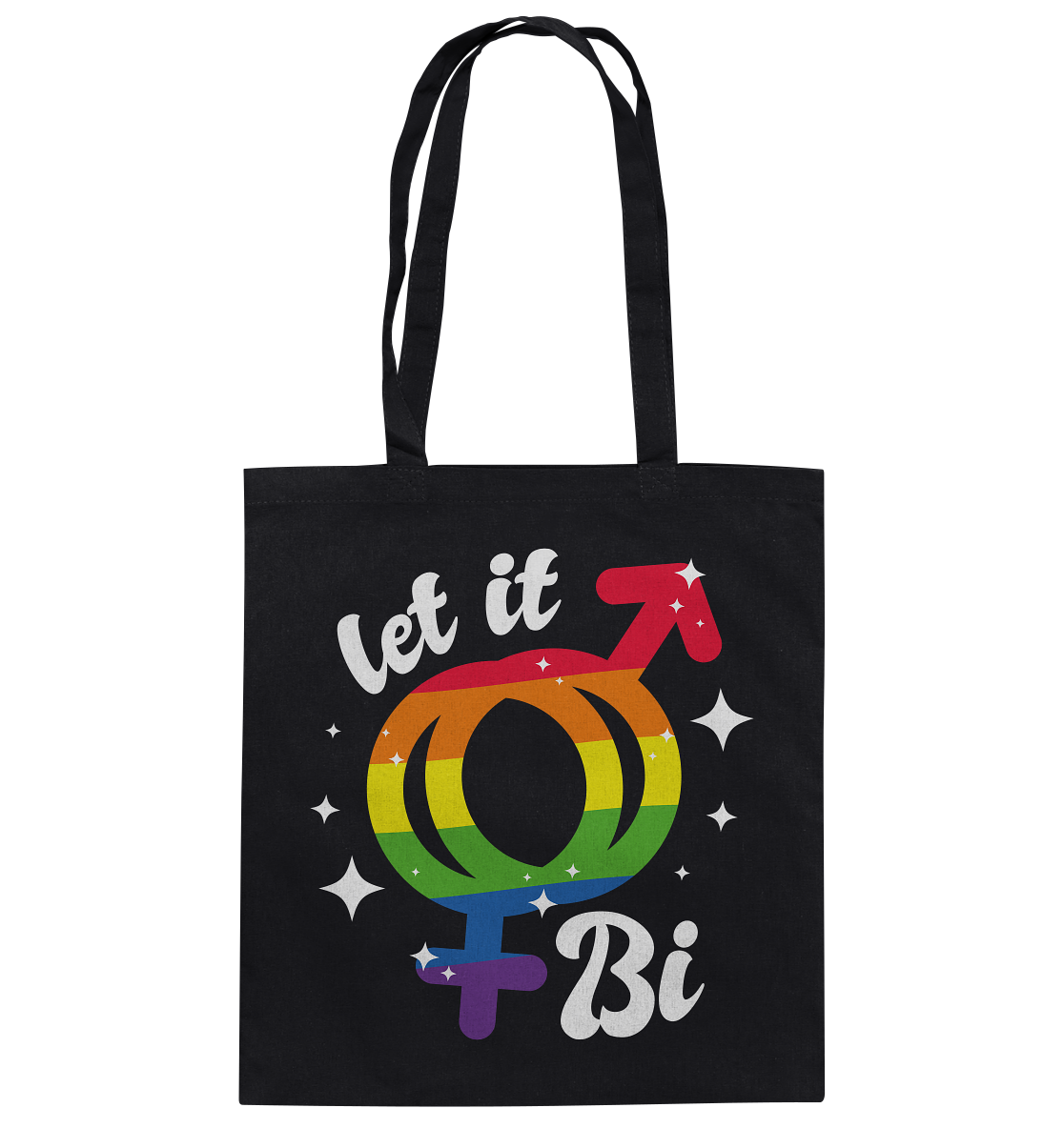 Let it Bi - Baumwolltasche