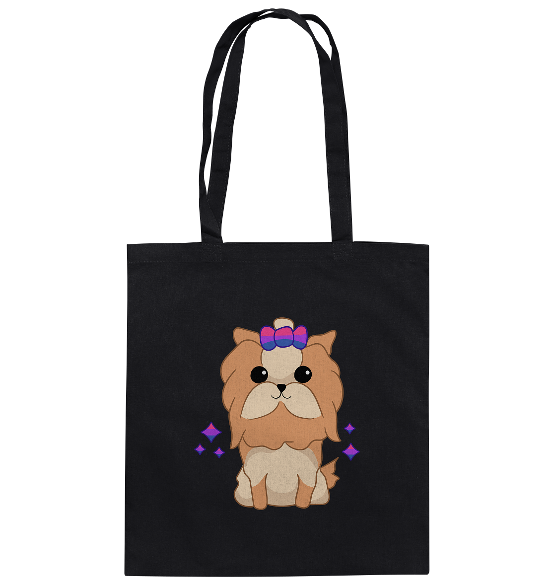 Cute Bisexual Dog - Baumwolltasche