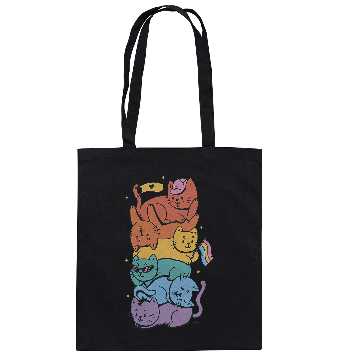 LGBTQ+ Katzen - Baumwolltasche