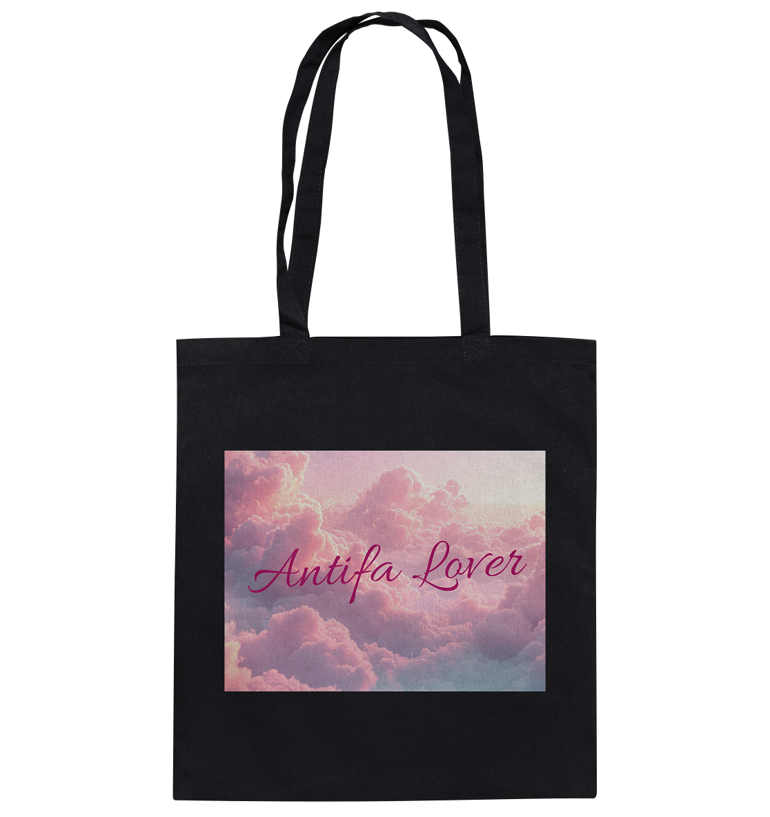 Antifa Lover Backprint - Baumwolltasche