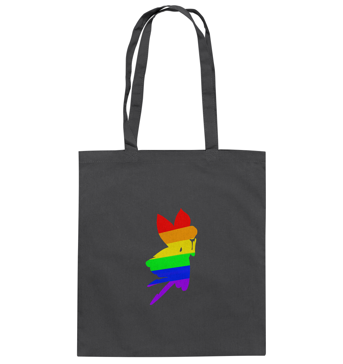 Regenbogen Fee - Baumwolltasche