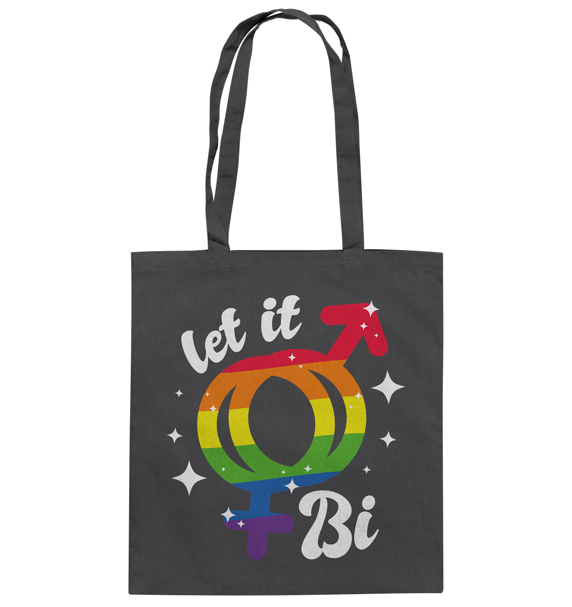 Let it Bi - Baumwolltasche