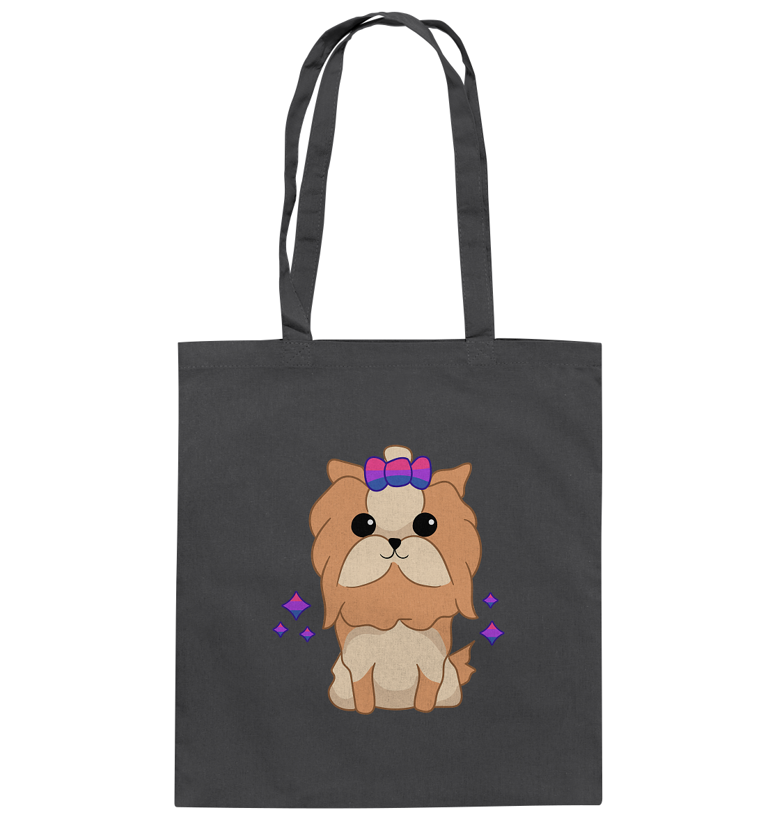 Cute Bisexual Dog - Baumwolltasche