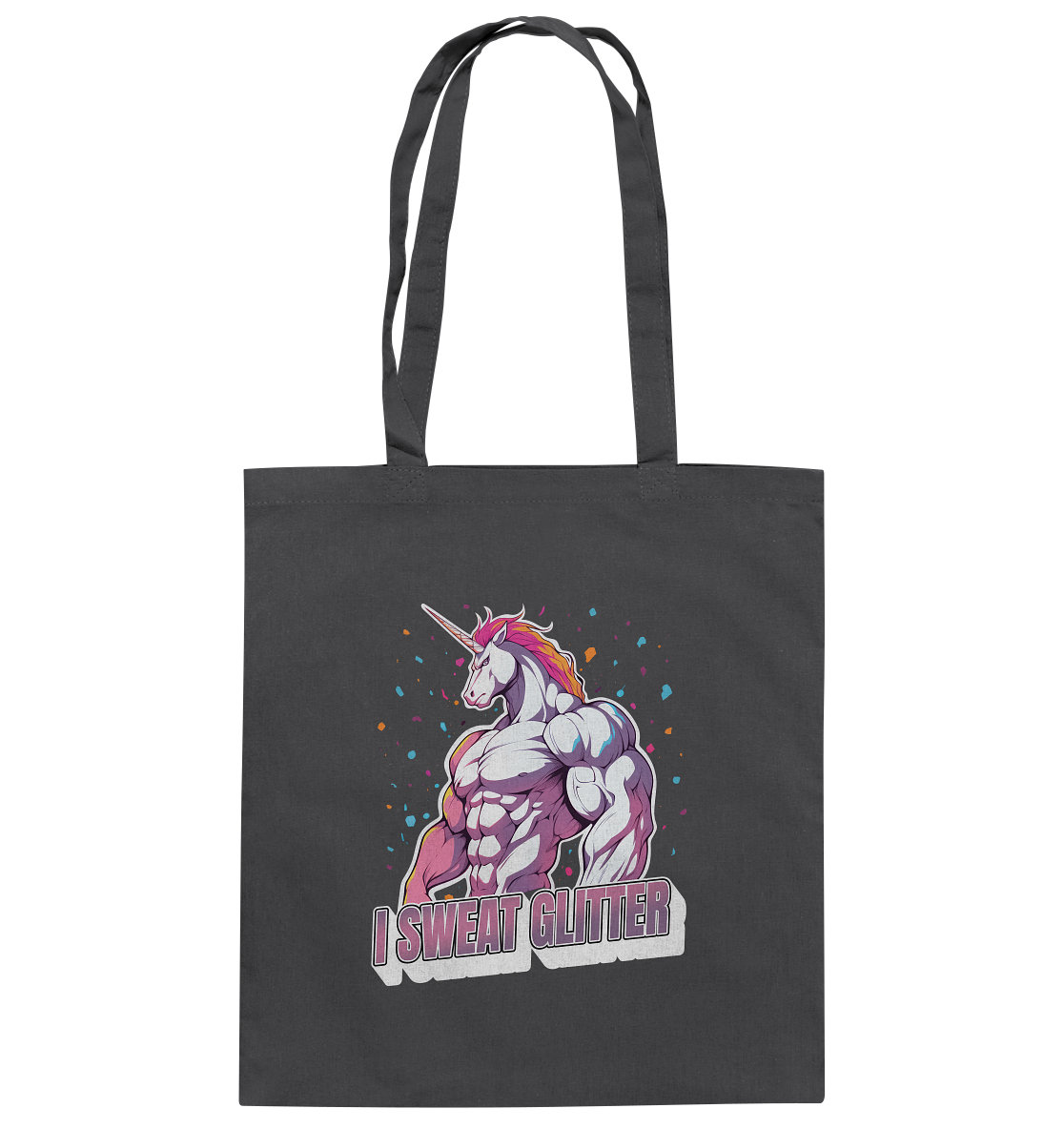 I sweat Glitter - Baumwolltasche