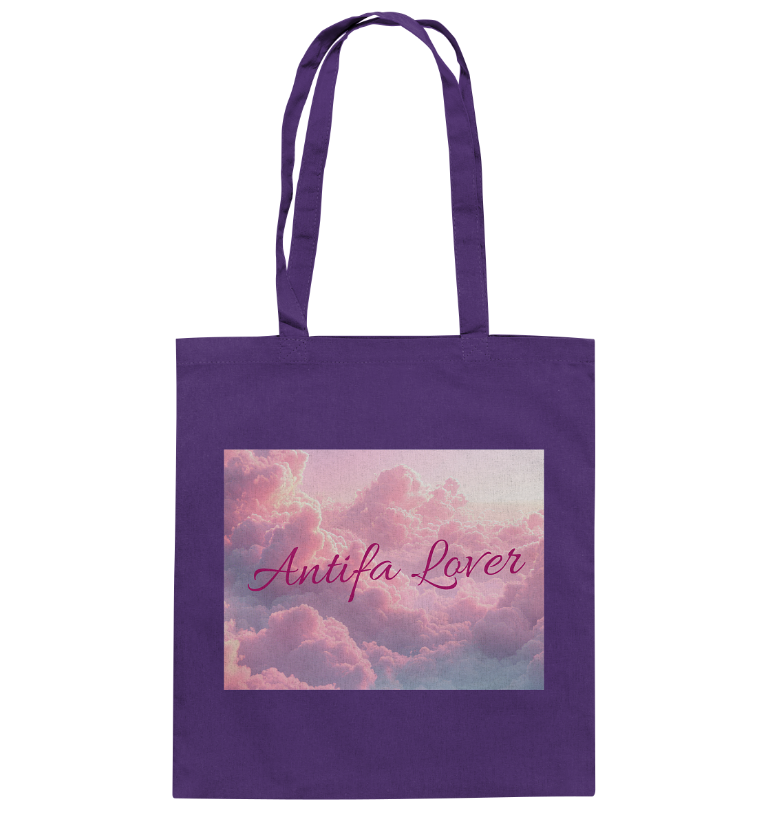 Antifa Lover Backprint - Baumwolltasche