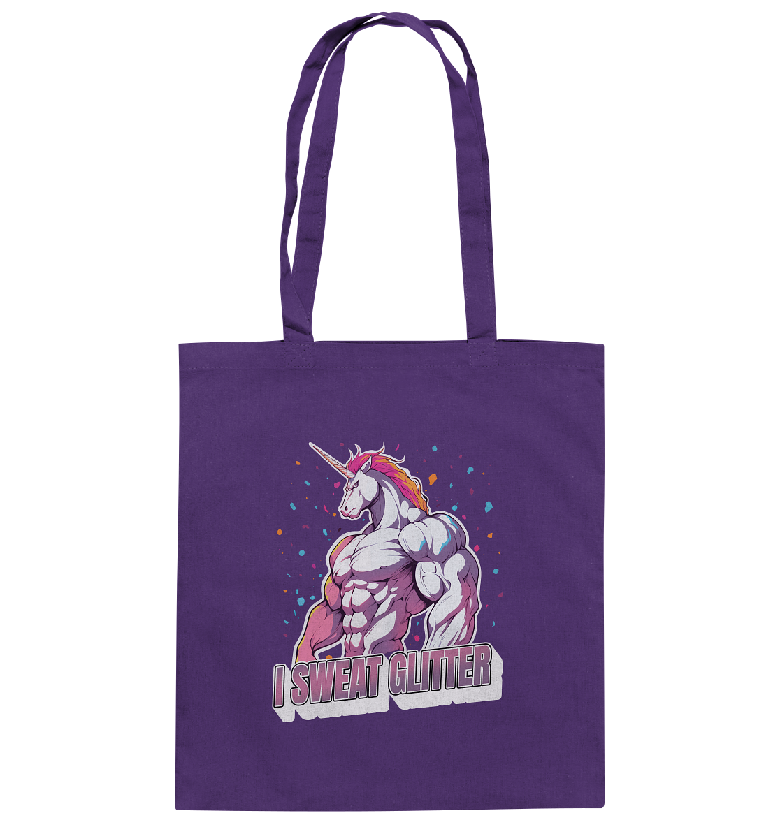 I sweat Glitter - Baumwolltasche