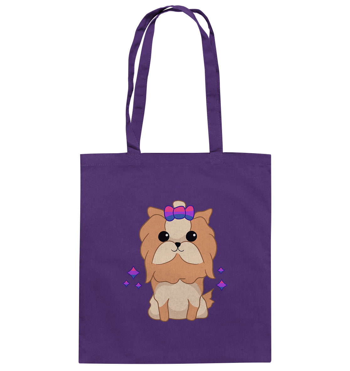 Cute Bisexual Dog - Baumwolltasche