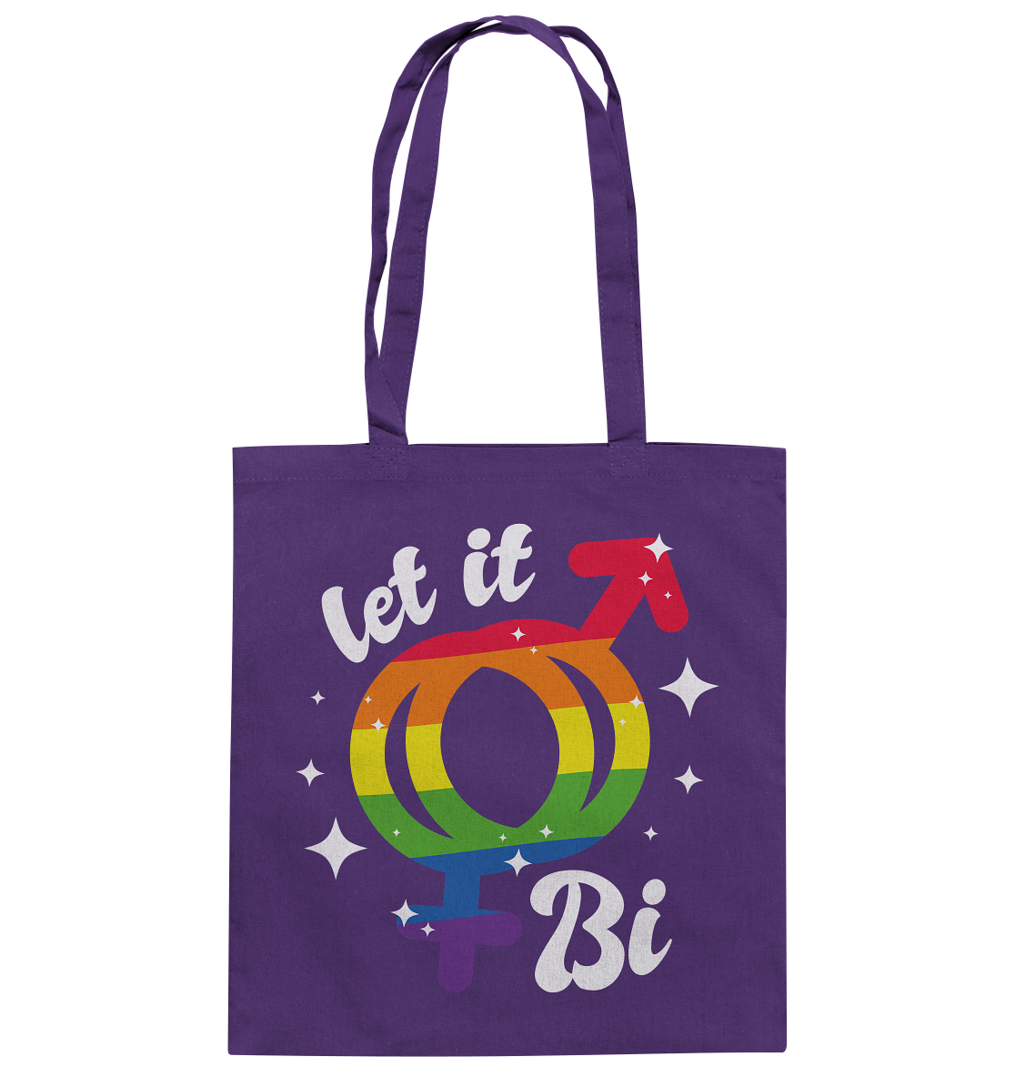 Let it Bi - Baumwolltasche