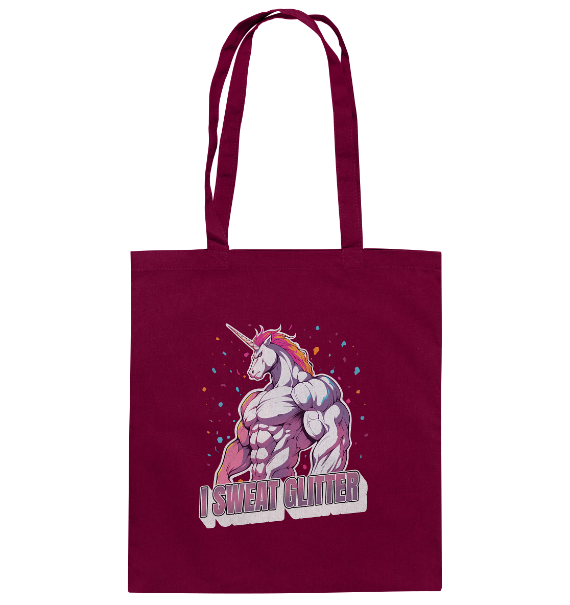 I sweat Glitter - Baumwolltasche