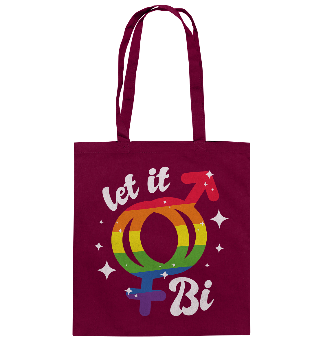 Let it Bi - Baumwolltasche