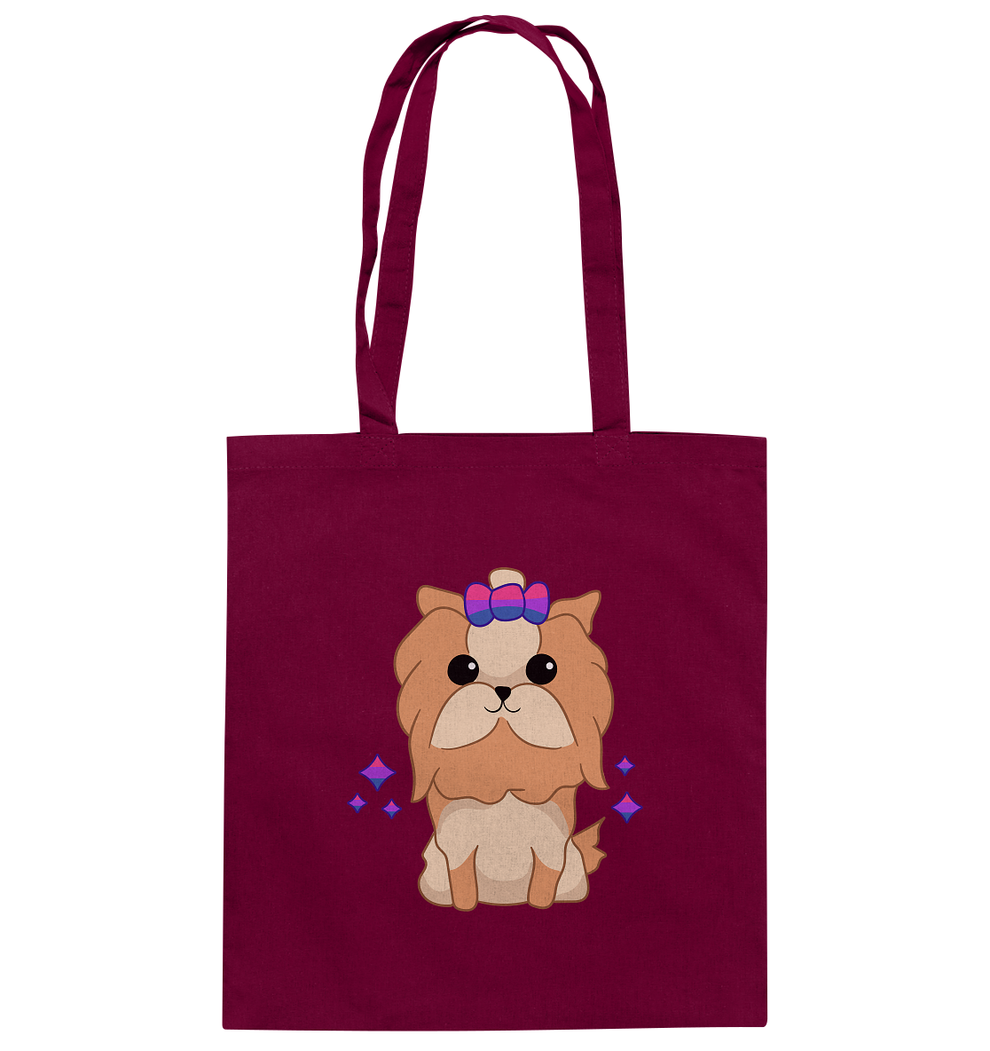 Cute Bisexual Dog - Baumwolltasche