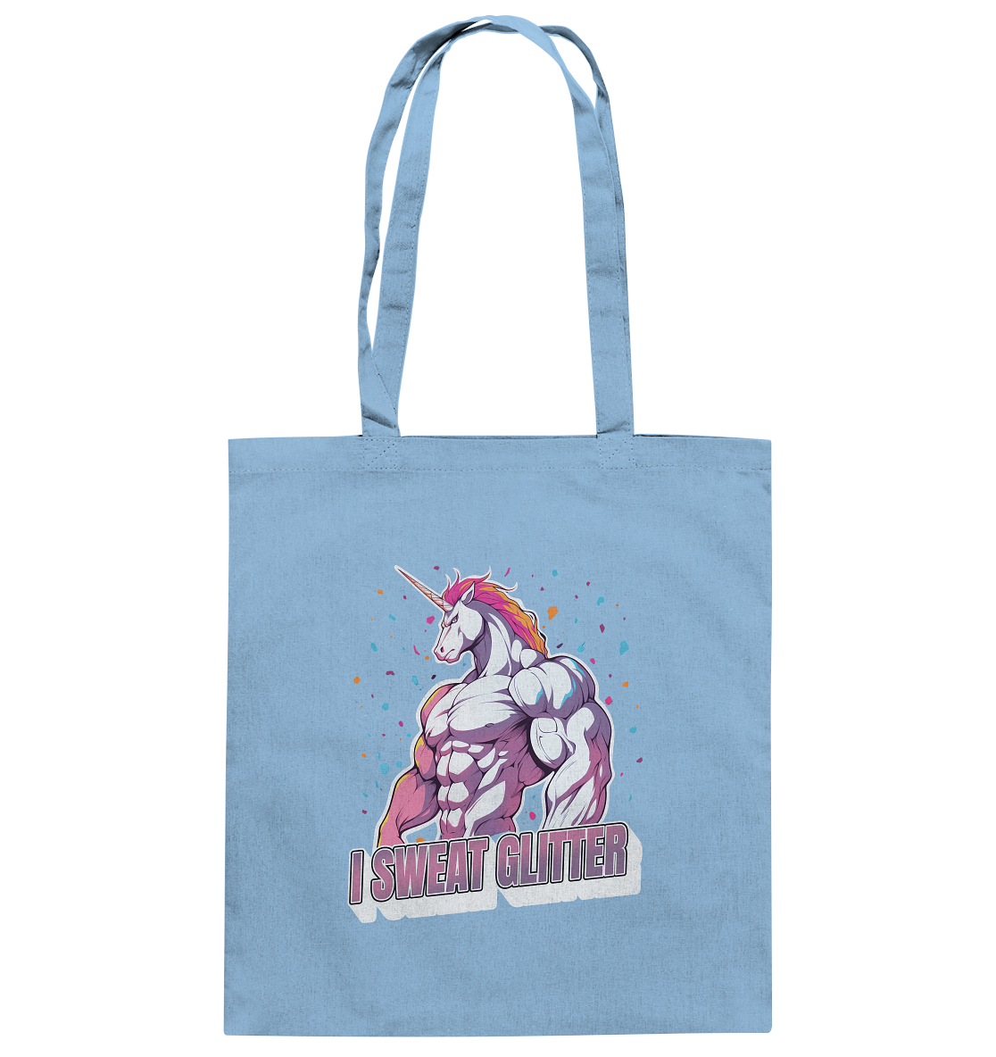 I sweat Glitter - Baumwolltasche