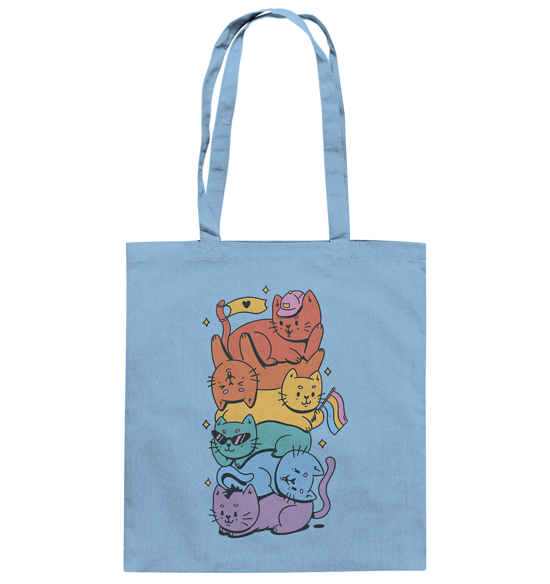 LGBTQ+ Katzen - Baumwolltasche