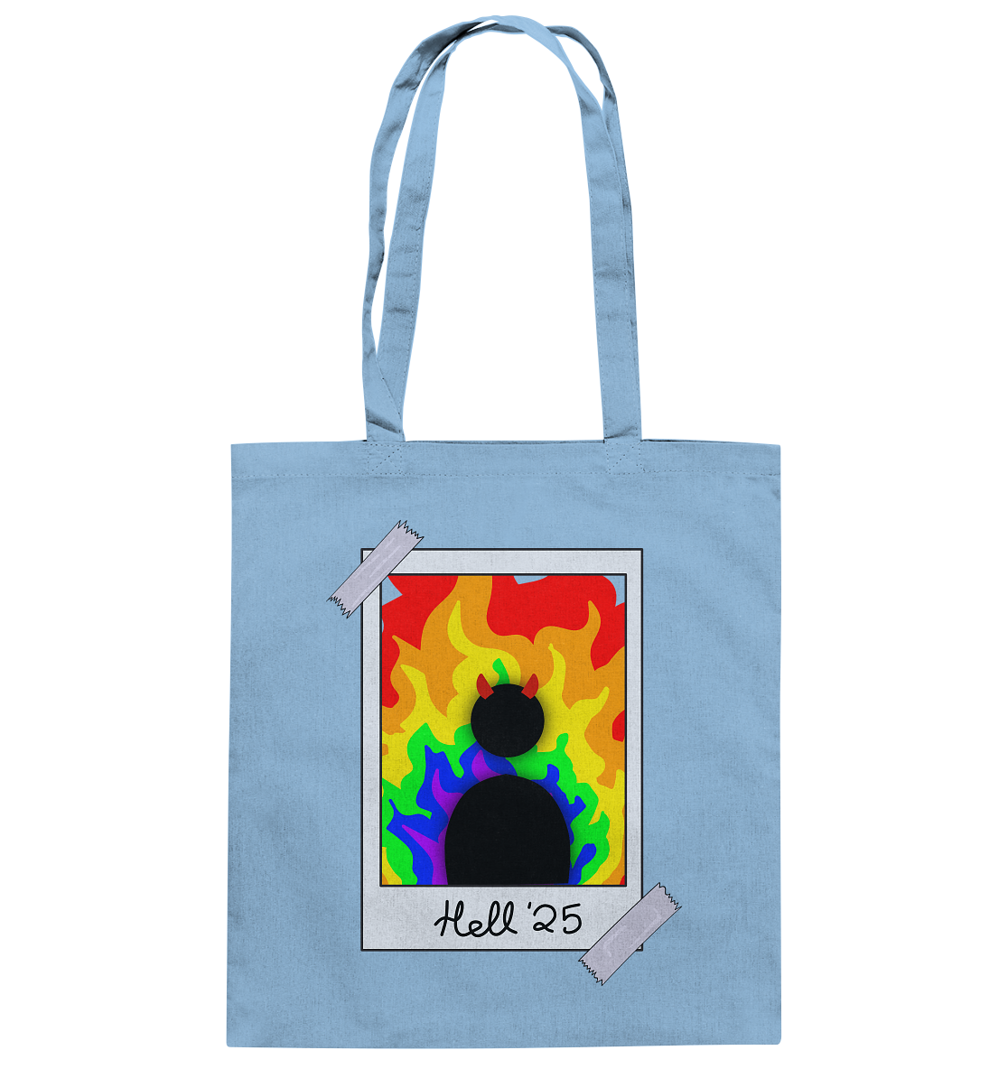 Queer in Hell '25 Backprint - Baumwolltasche