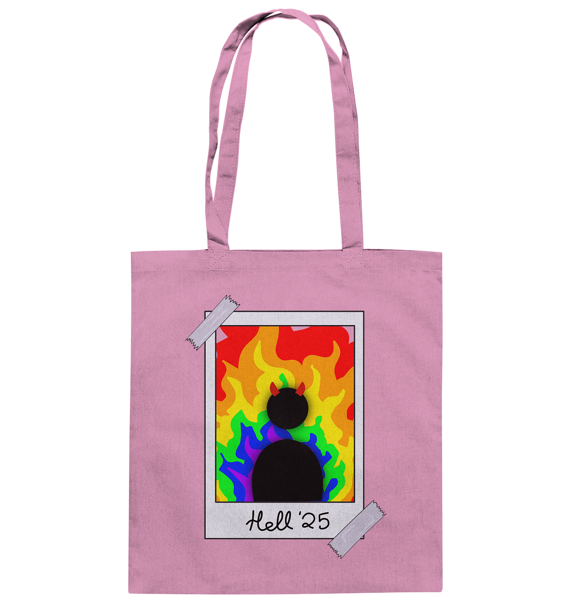 Queer in Hell '25 Backprint - Baumwolltasche