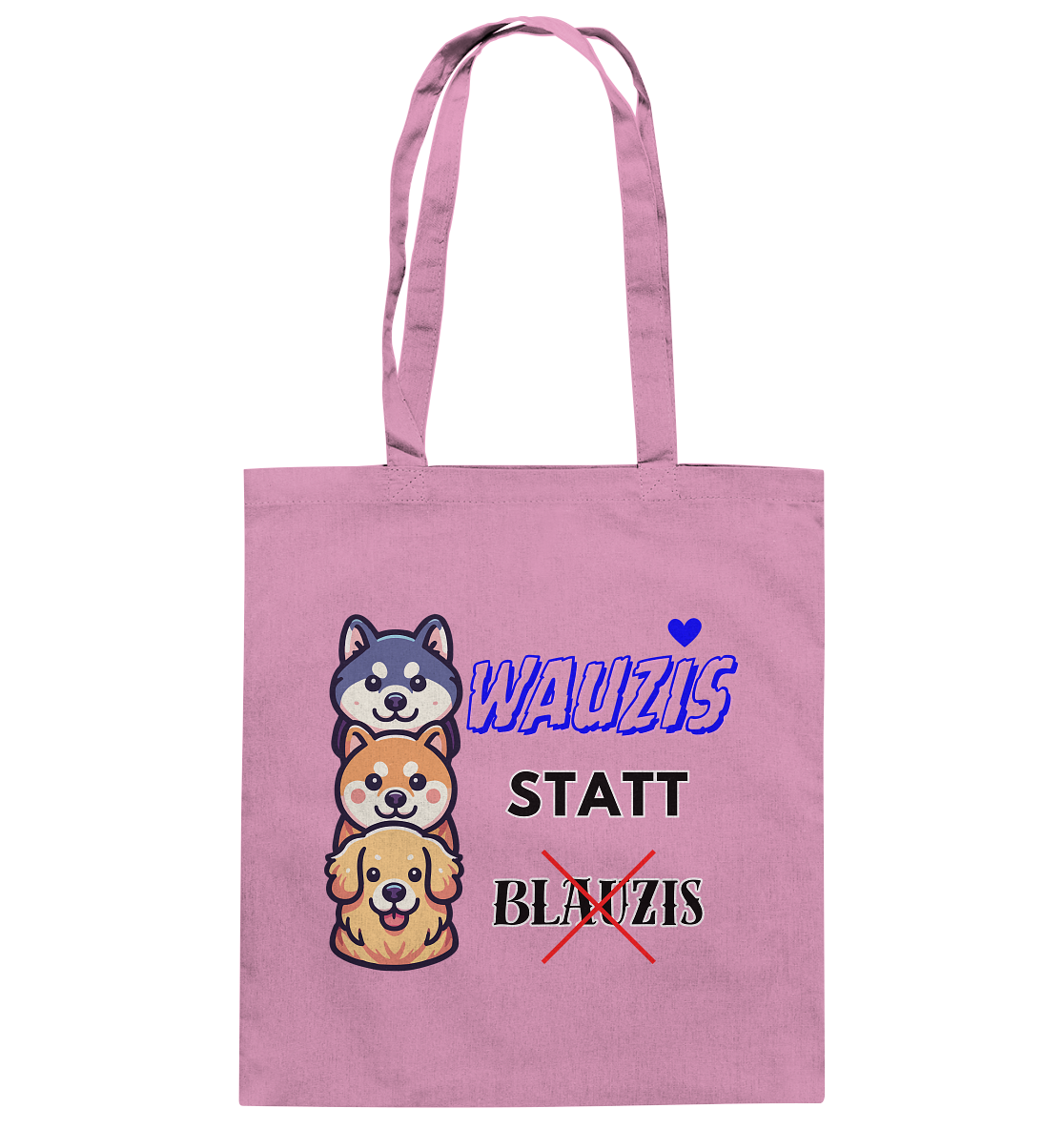 Wauzis statt Blauzis - Baumwolltasche