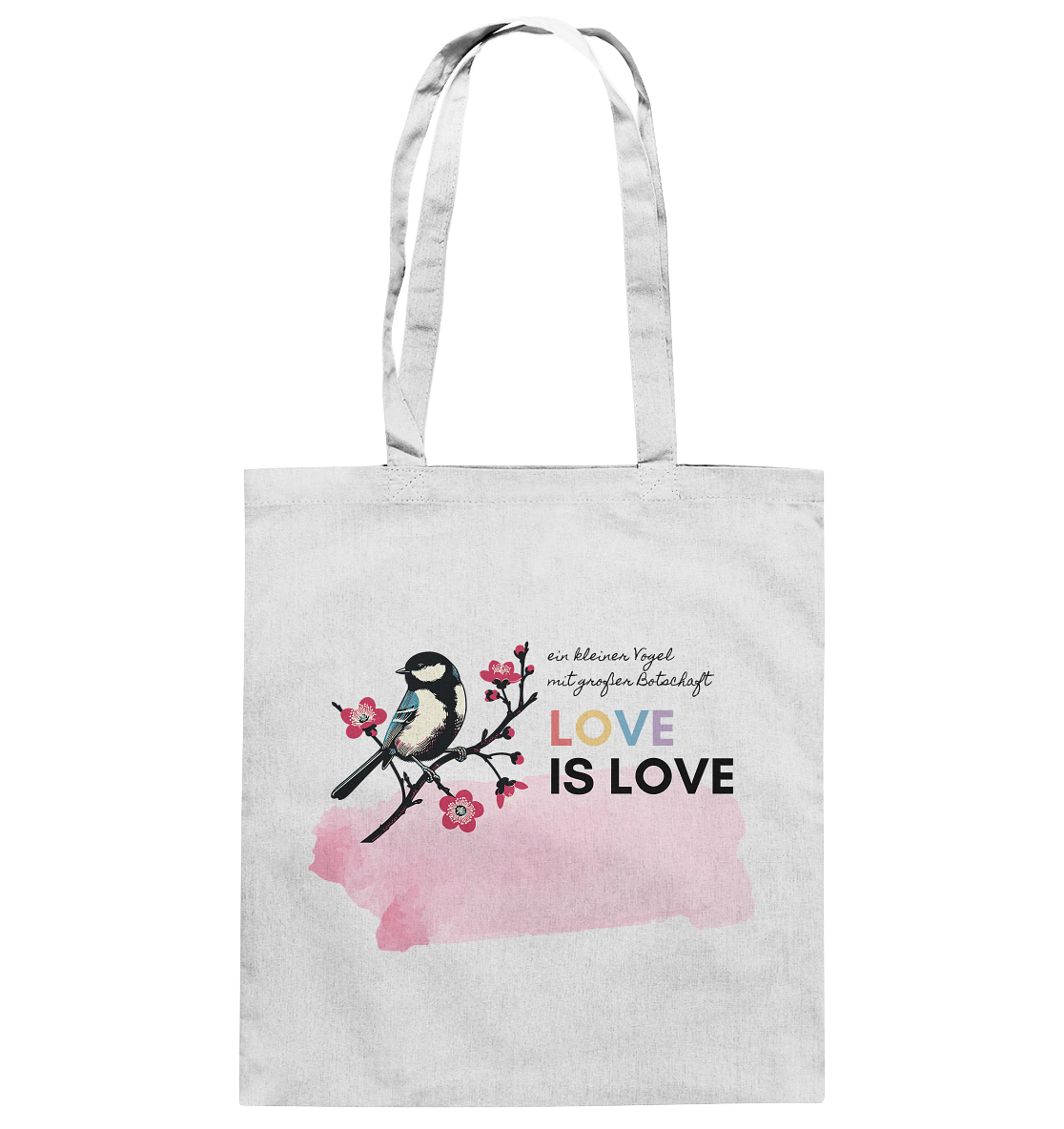 Kleine Flügel, große Botschaft - Baumwolltasche