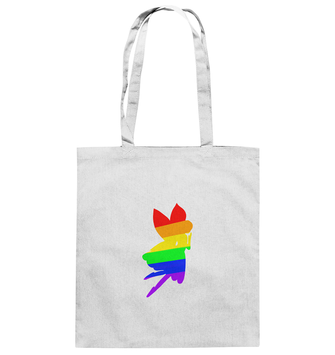 Regenbogen Fee - Baumwolltasche