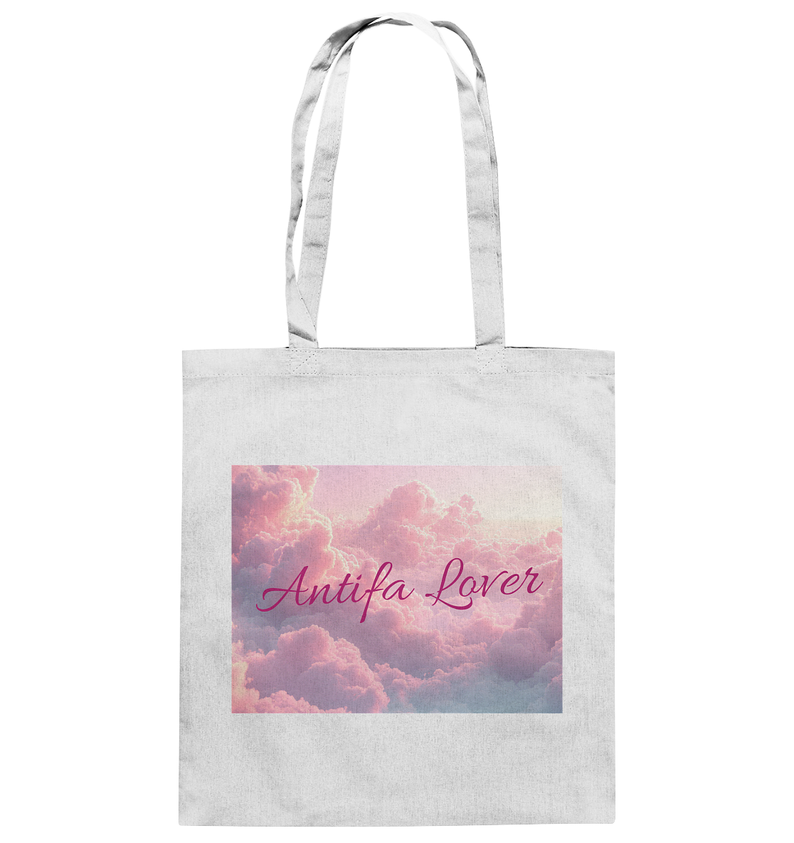 Antifa Lover Backprint - Baumwolltasche