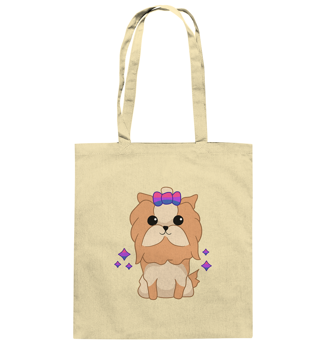 Cute Bisexual Dog - Baumwolltasche