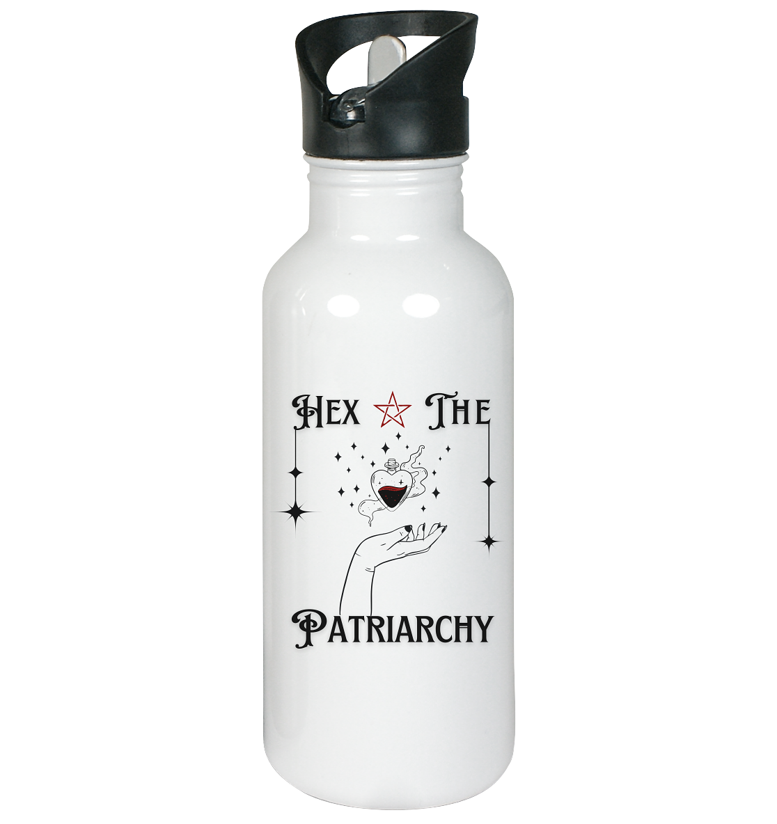Hex the Patriarchy - Edelstahl-Trinkflasche