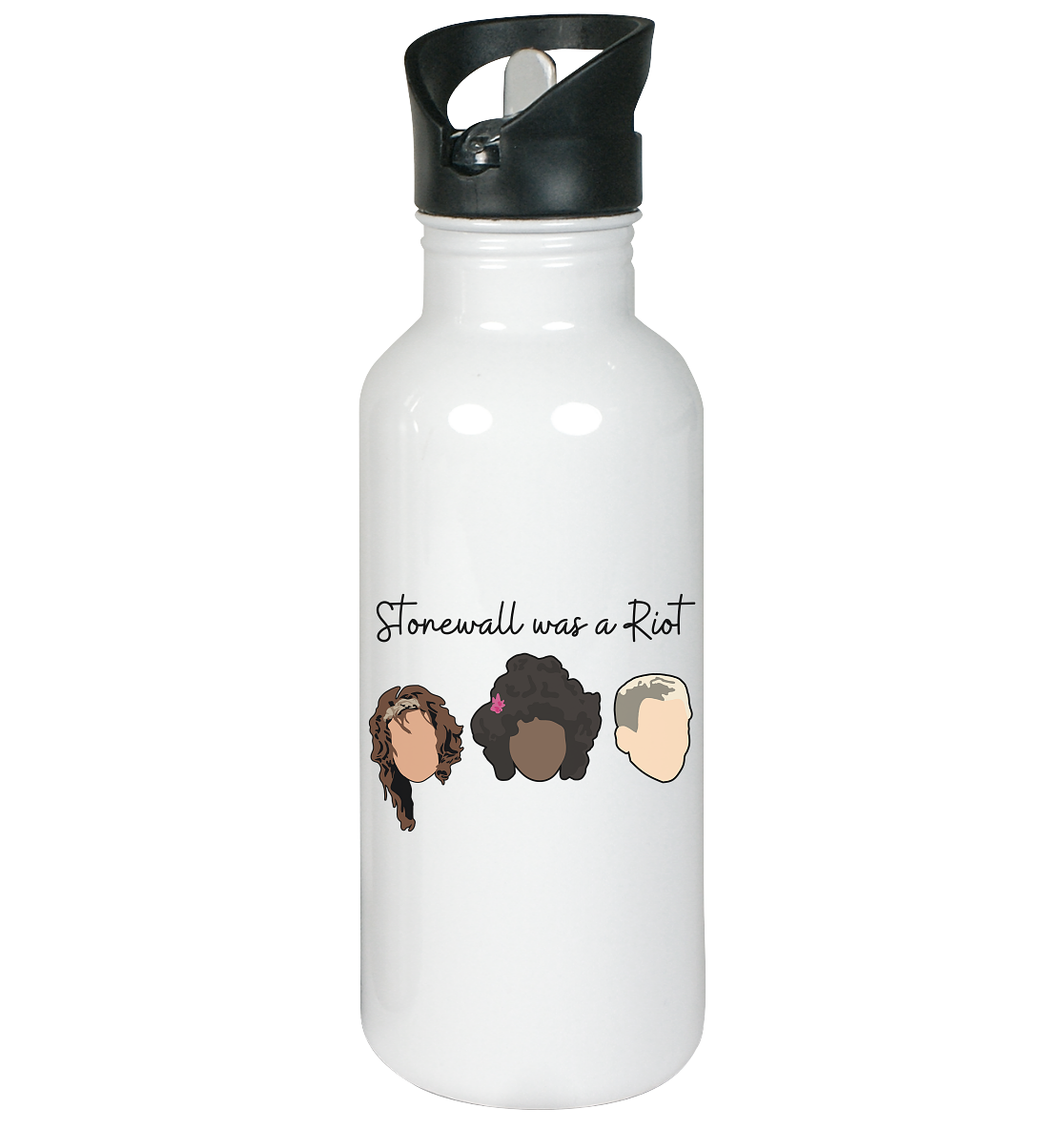 Stonewall was a Riot "Icons Edition" (hell) - Edelstahl-Trinkflasche