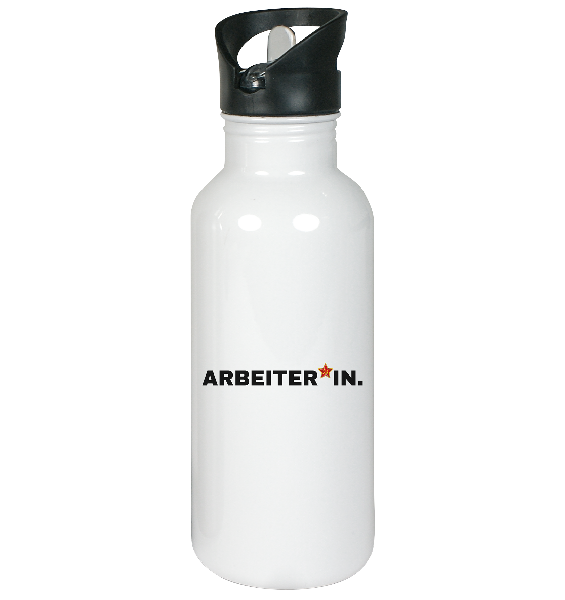 ARBEITER*IN. "Plain Work Edition" - Edelstahl-Trinkflasche
