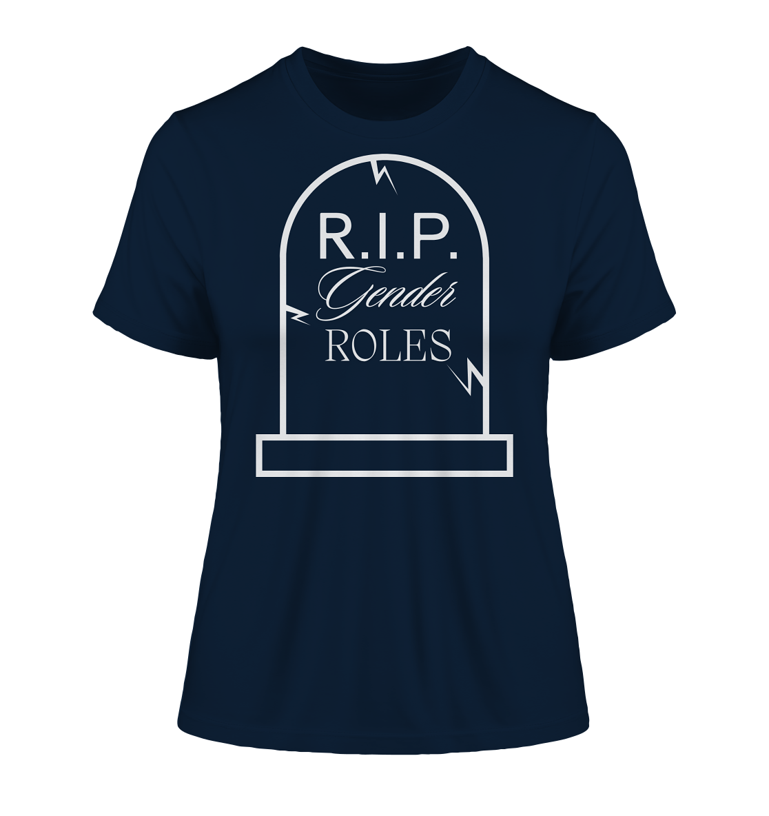 RIP Gender Roles - Fitted Ladies Organic Shirt