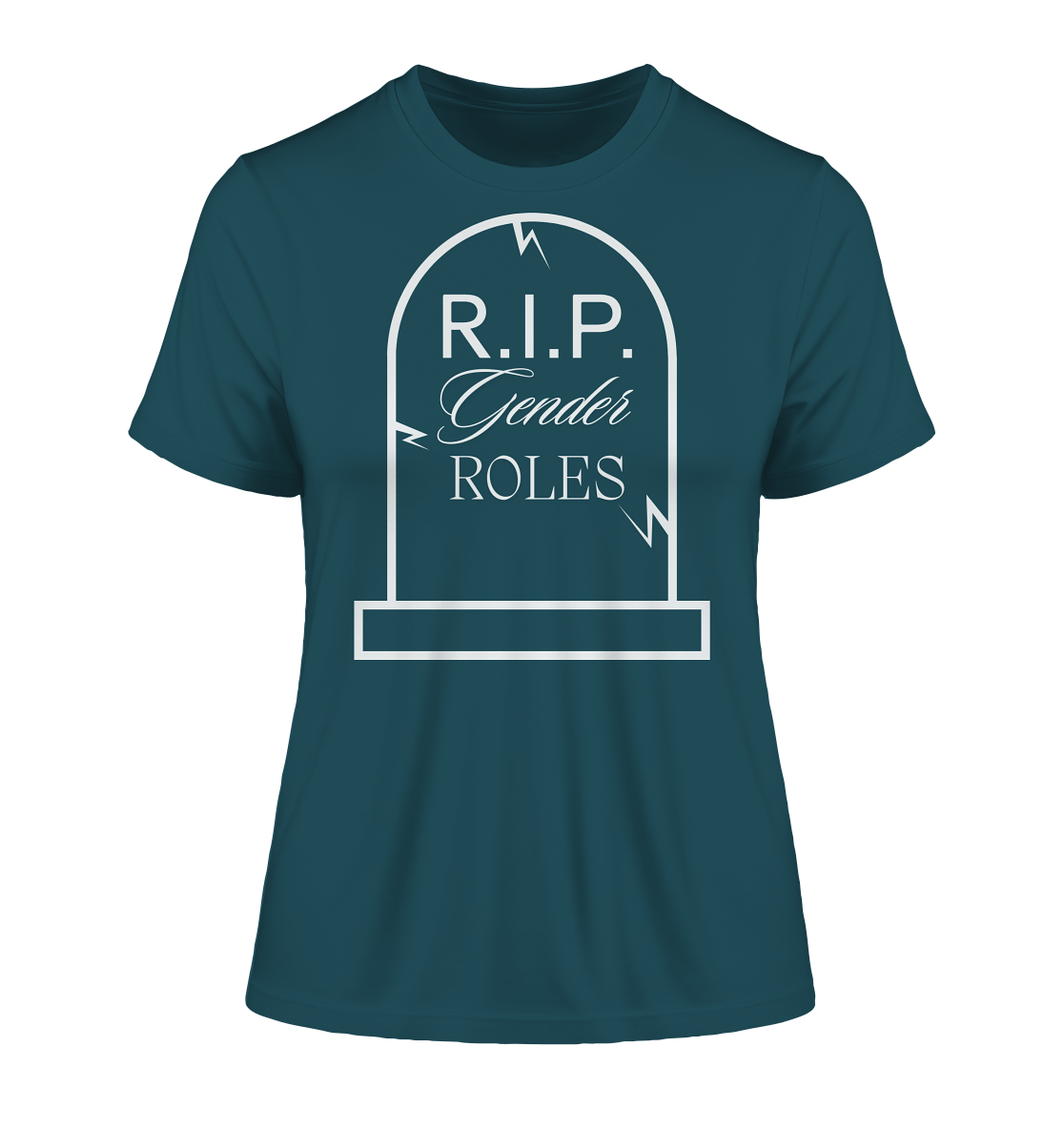 RIP Gender Roles - Fitted Ladies Organic Shirt