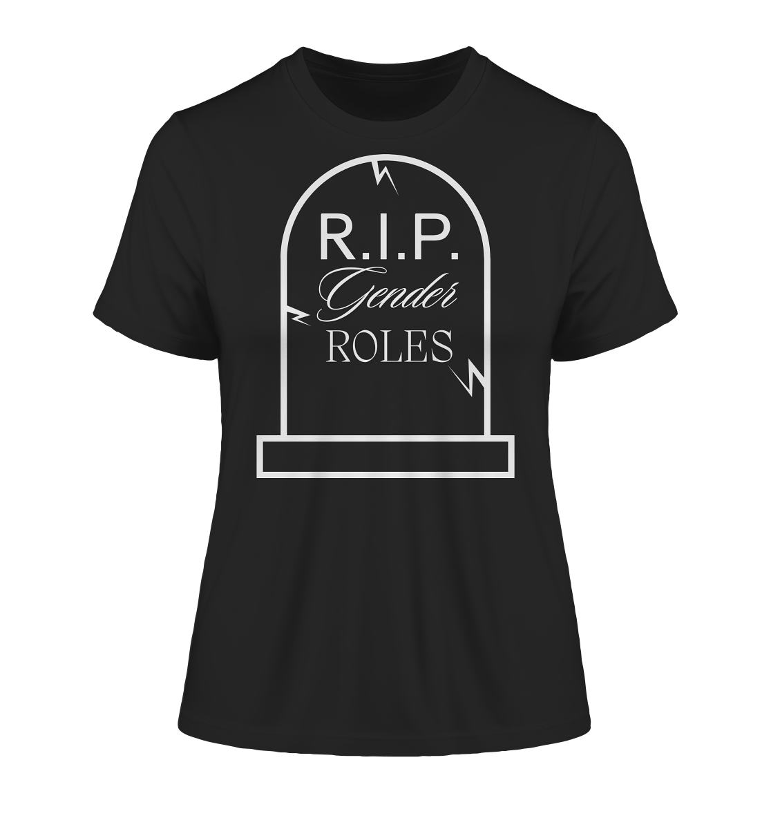 RIP Gender Roles - Fitted Ladies Organic Shirt