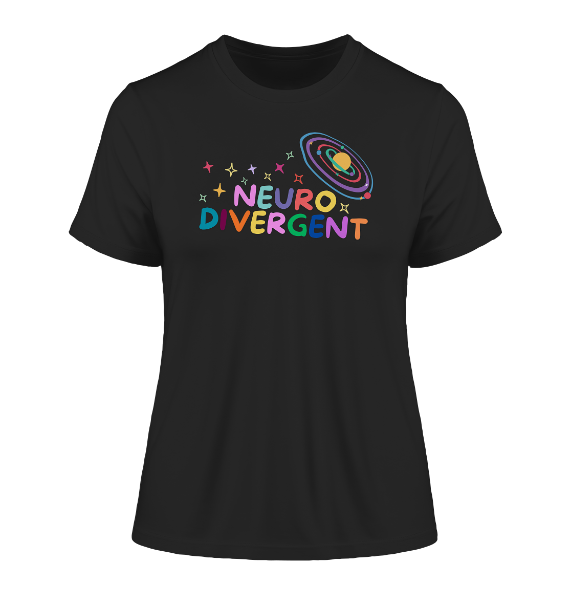 Neurodivergent "Planet Edition" - Fitted Ladies Organic Shirt
