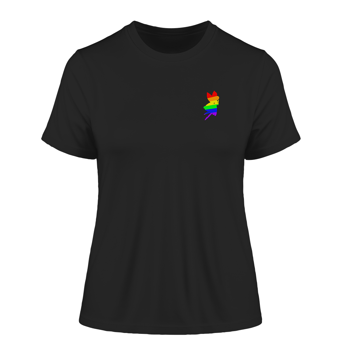 Regenbogen Fee - Fitted Ladies Organic Shirt