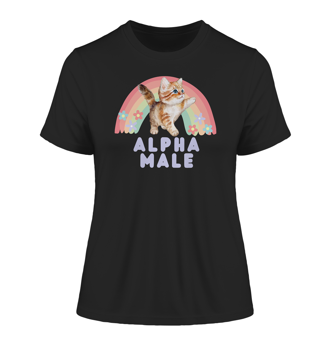 Alpha Male "Rainbow Roar Edition" - Fitted Ladies Organic Shirt