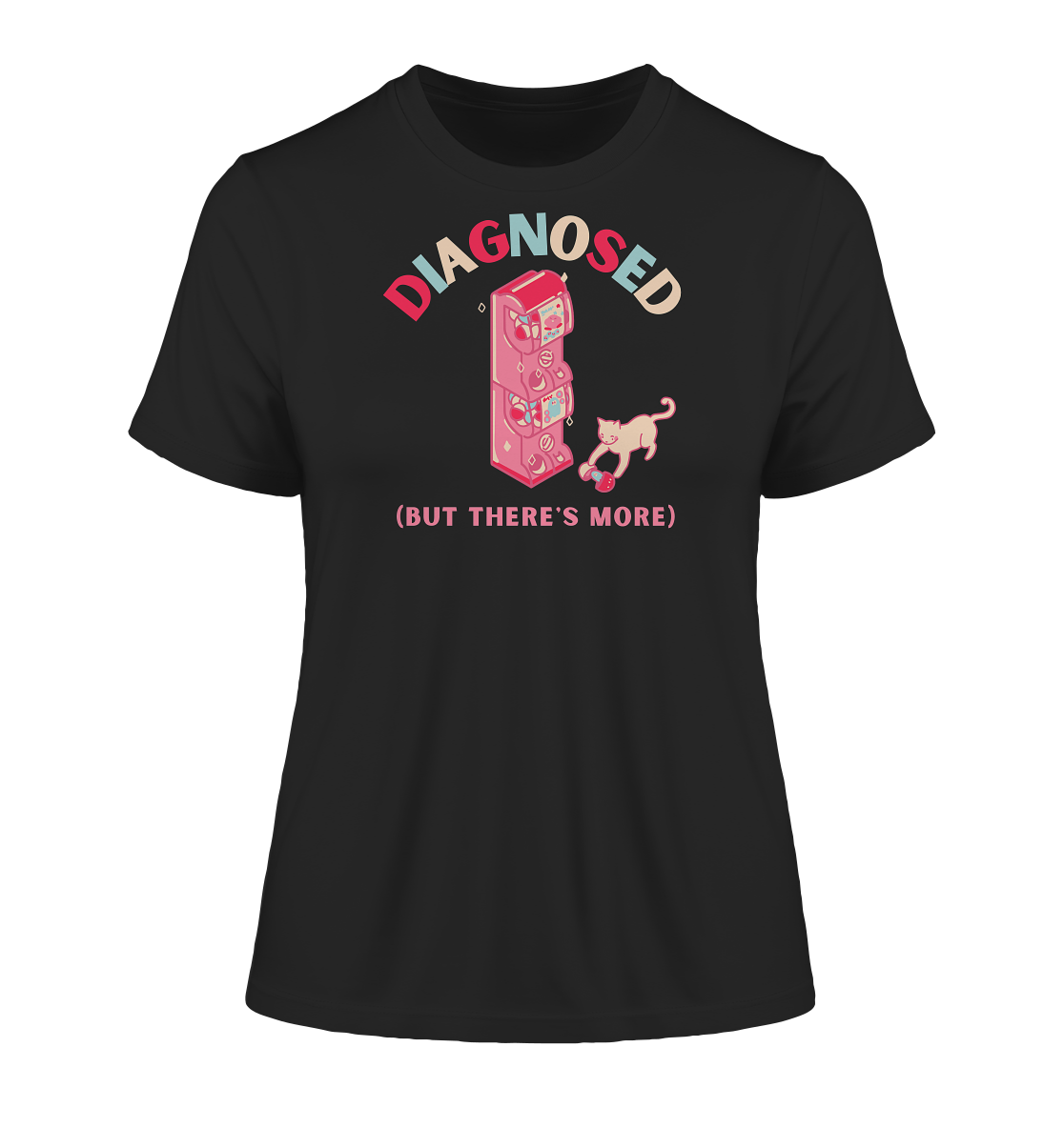 Diagnosed, but there's more - Fitted Ladies Organic Shirt