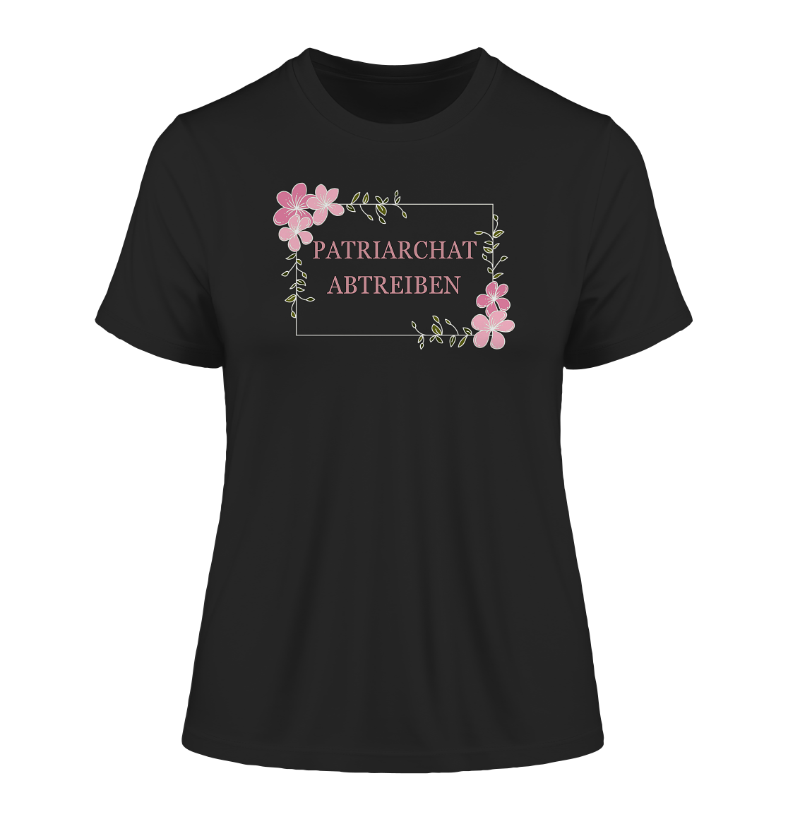 Patriarchat abtreiben - Fitted Ladies Organic Shirt