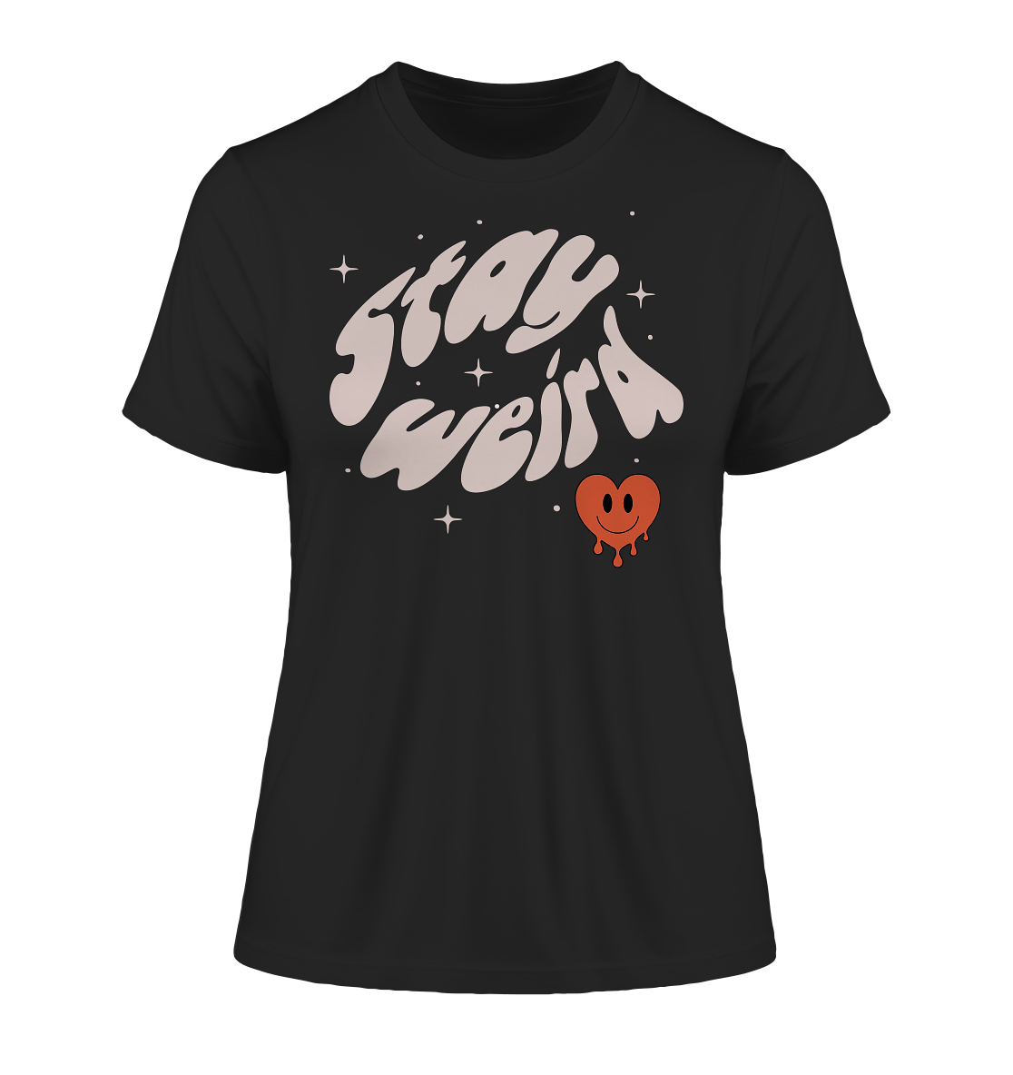 stay weird - Fitted Ladies Organic Shirt