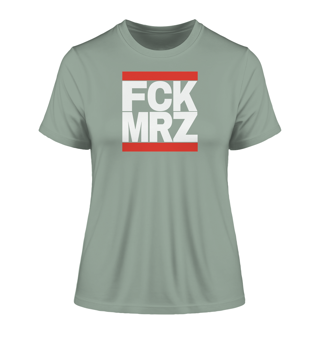 FCK MRZ (weiße Schrift) - Fitted Ladies Organic Shirt