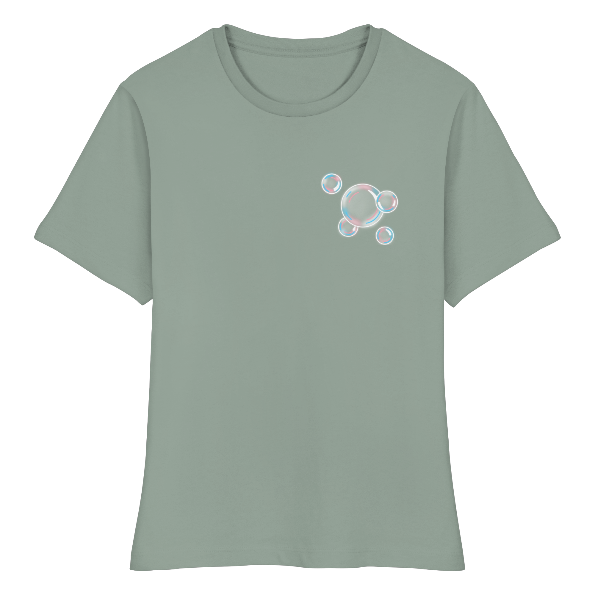 Trans Seifenblasen - Fitted Ladies Organic Shirt