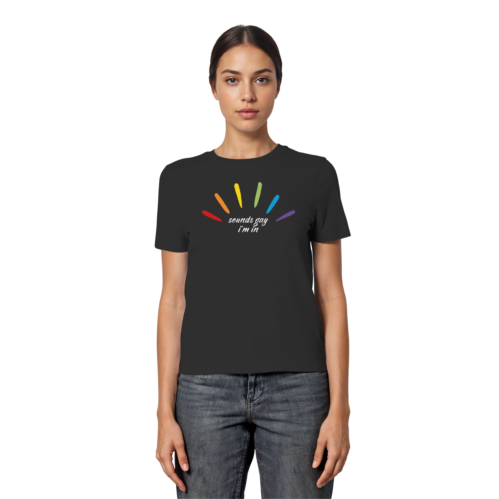 Sounds Gay I'm In - Fitted Ladies Organic Shirt