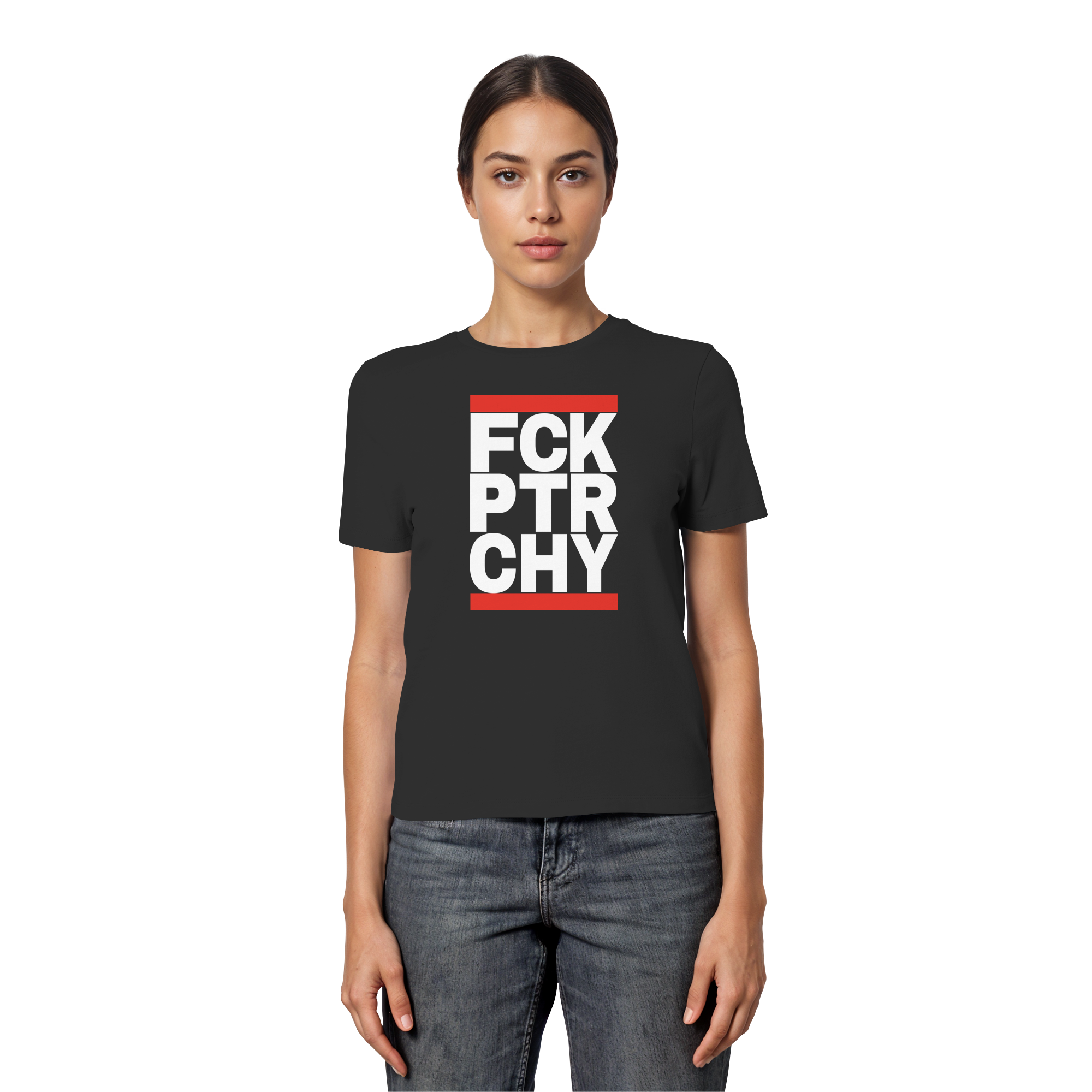 FCK PTRCHY - Fitted Ladies Organic Shirt