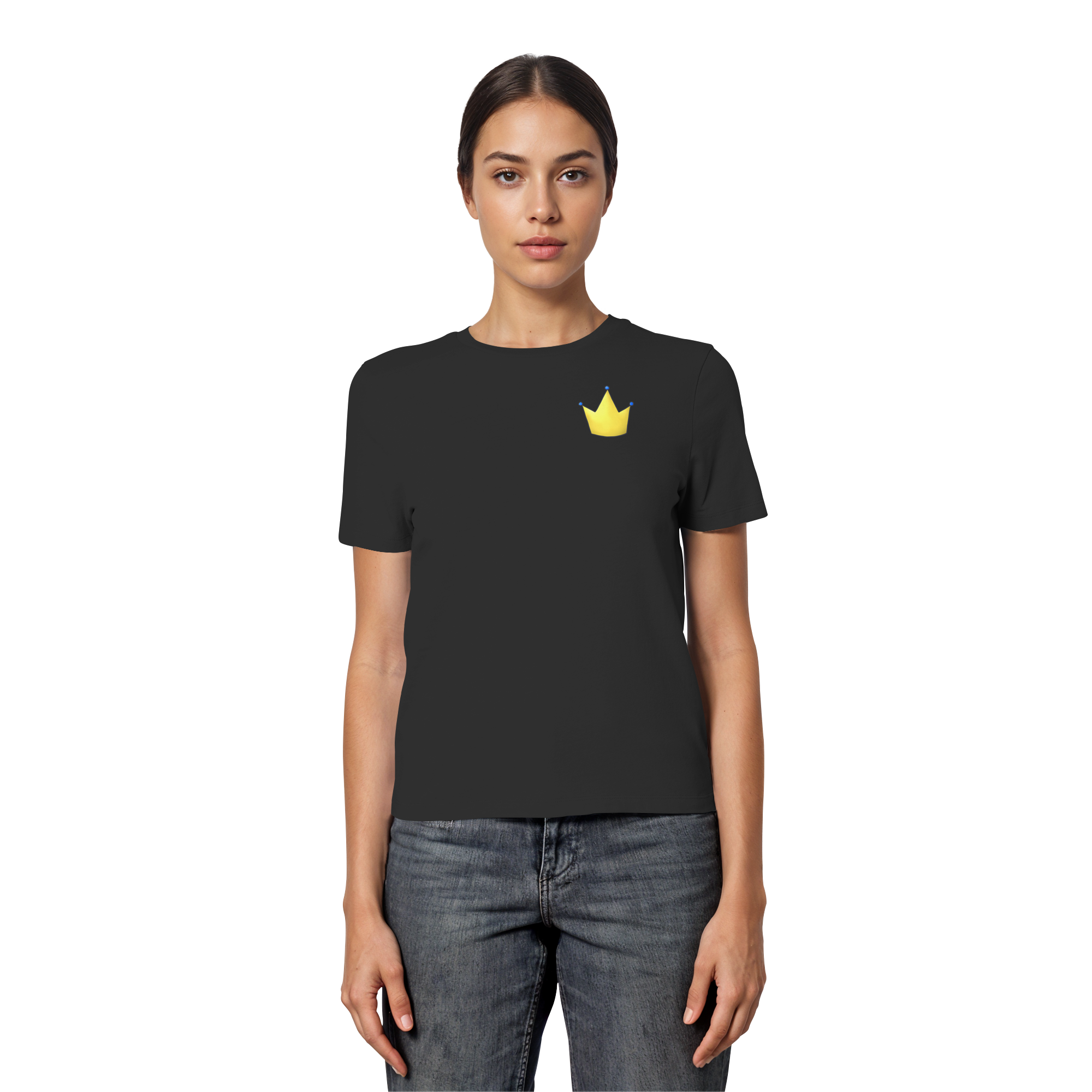 Survivor Queens Logo "Krone Edition" - Fitted Ladies Organic Shirt